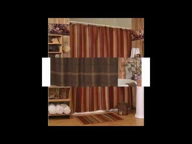 Creative Rustic shower curtains design