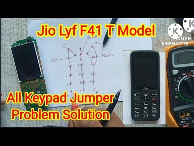 Jio Lyf F41 T Model All Keypad Jumper Problem Solution