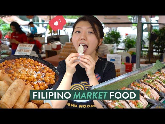 THIS FILIPINO MARKET is a FOODIE HEAVEN! Salcedo Market in Makati, Philippines