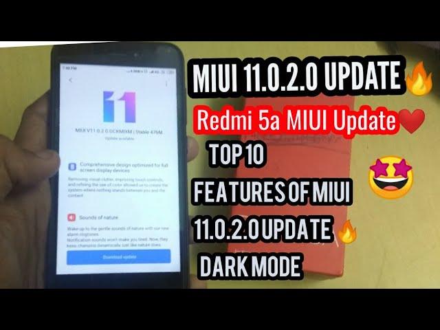 Redmi 5a MIUI 11.0.2.0 Update