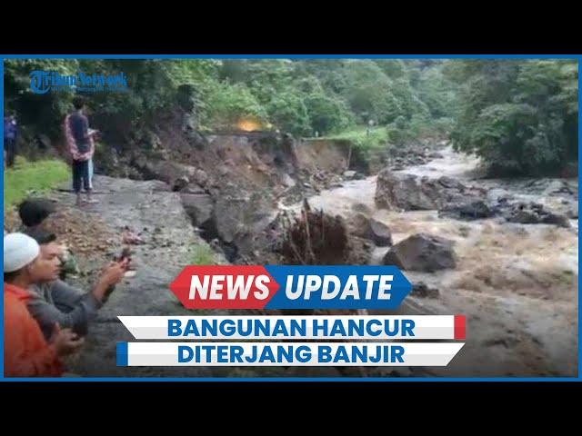 Penampakan Kafe di Lembah Anai Luluh Lantak Diterjang Banjir Lahar Dingin Sumbar