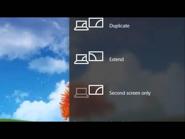 How to duplicate screen in Windows 10