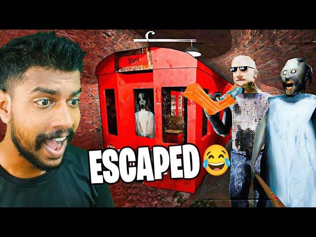 Epic Train Escape From Granny's House !! Granny 3 Malayalam