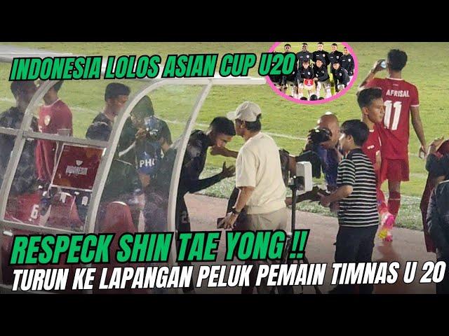 RESPECT‼️ SHIN TAE YONG TURUN KE LAPANGAN BERI SELAMAT INDRA SJAFRI & PEMAIN TIMNAS U 20