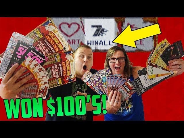 Got Free Lottery Tickets and WON $100's! Lottery Tickets Scratch Off