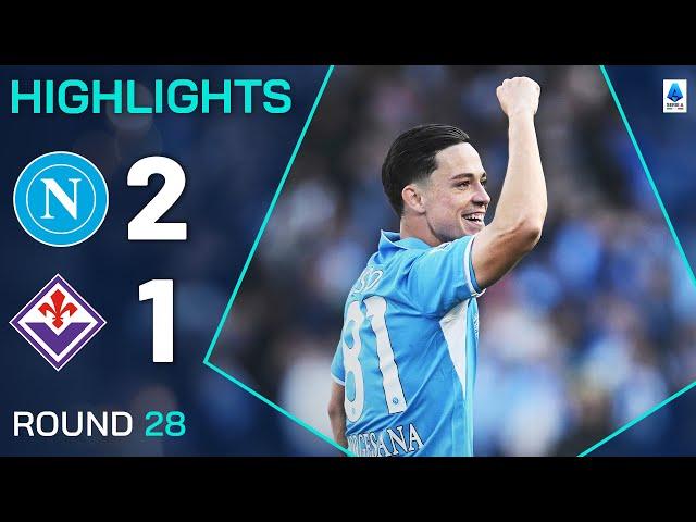 NAPOLI-FIORENTINA 2-1 | HIGHLIGHTS | First Win In Five For Napoli | Serie A 2024/25