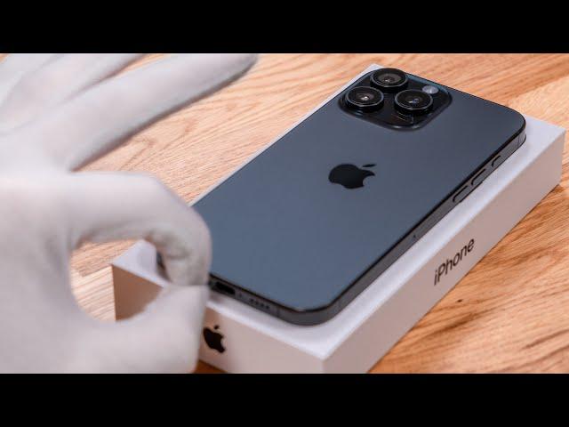 Apple iPhone 16 Pro Max Black Titanium Unboxing 256 GB Aesthetic ASMR