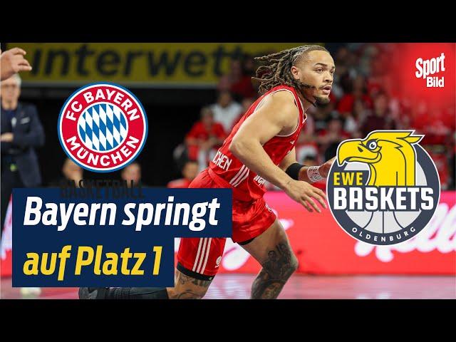 Basketball-Bundesliga: FC Bayern Basketball - Oldenburg Baskets | REPLAY | 12. Spieltag, 2024/2025