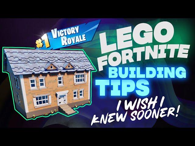 Lego Fortnite Building Tips I WISH I Knew Earlier