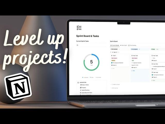 Ultimate Project & Task Management with Notion?  | Template Tour + Easy Guide