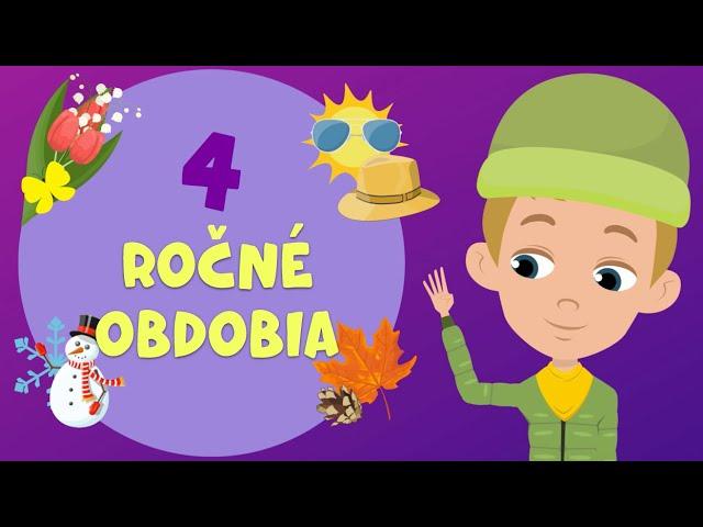 4 ročné obdobia -  učíme sa obdobia a oblečenie | Video pre deti | Skooys