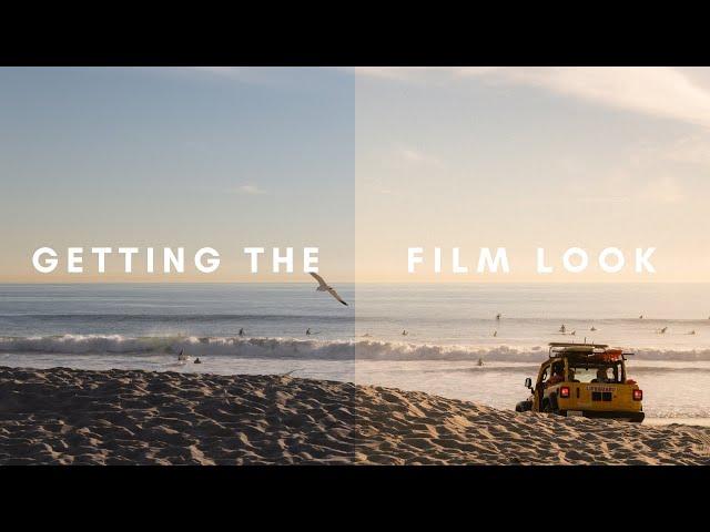 How to get the FILM look on your SONY Camera | Full Tutorial + Example