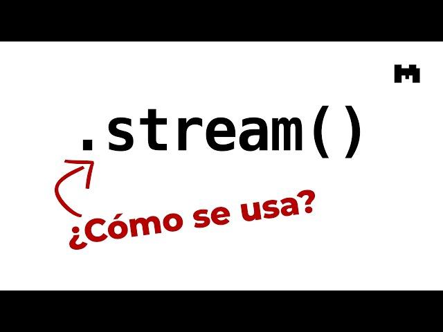 ¿Cómo programar con .stream() en Java?