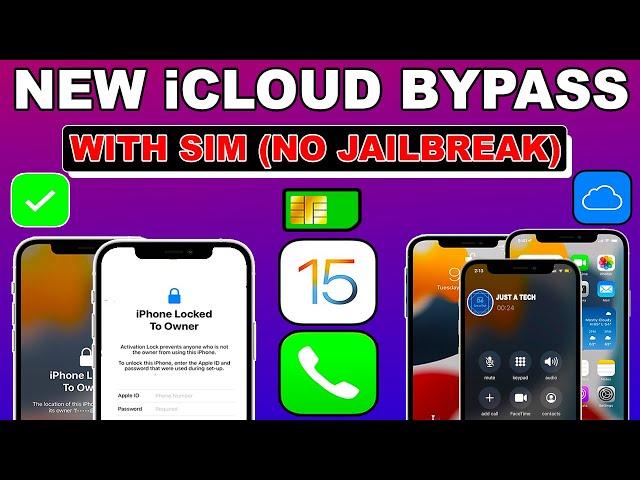  NEW iCloud Bypass iOS 15.6 With SIM | Unlock iCloud Activation Locked to Owner iPhone| Smd Ramdisk