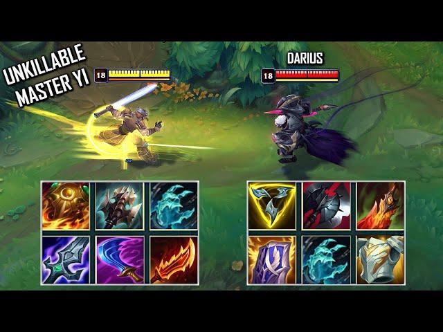 TANK MASTER YI vs DARIUS FULL BUILD FIGHTS & Best Pentakills!