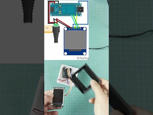 Happy New Year 2025 Animation with Fireworks on Arduino Nano and TFT Display  #2025 #arduino #tft