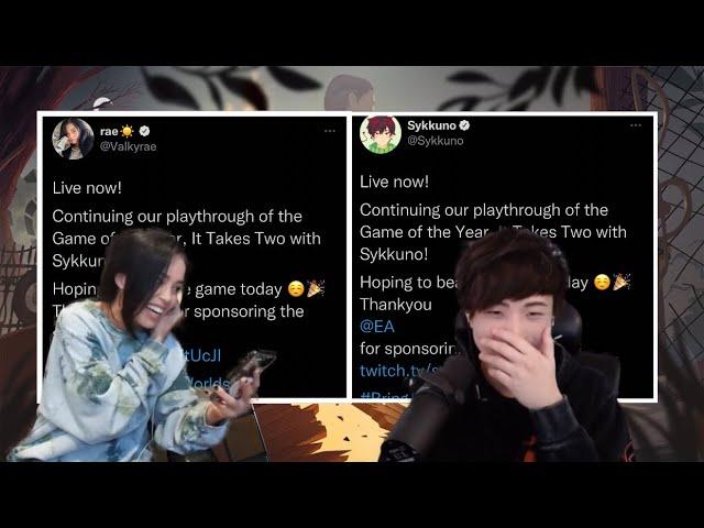 Valkyrae reacts to Sykkuno copy/pasting her Tweet