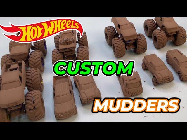 10X  MUDDERS: ??Hot Wheel  MONSTER TRUCKS Color Reveal Color Shifters. 5 Trucks? 5 cars?