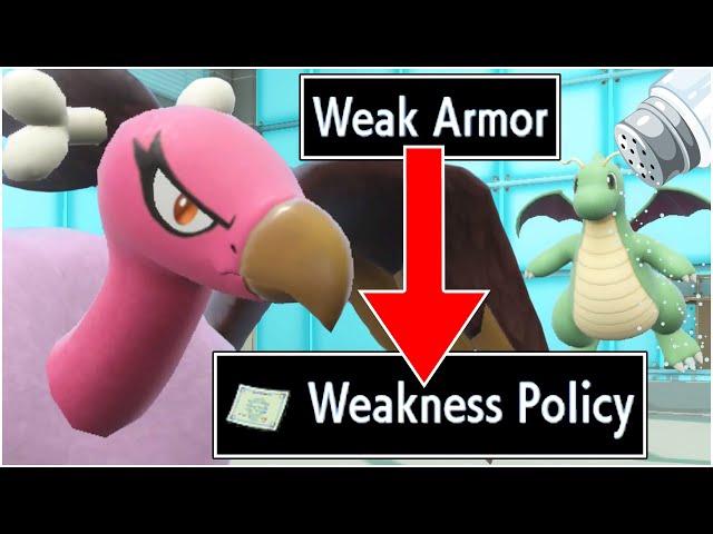 ~EPIC MANDIBUZZ SWEEP~ Weakness Policy Weak Armour Moveset! Pokemon Scarlet and Violet WiFi Battle