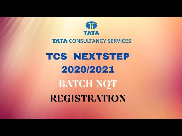 How To Register for TCS NQT 2020 | TCS NextStep 2020 Registration  | TCS Career Apply Form