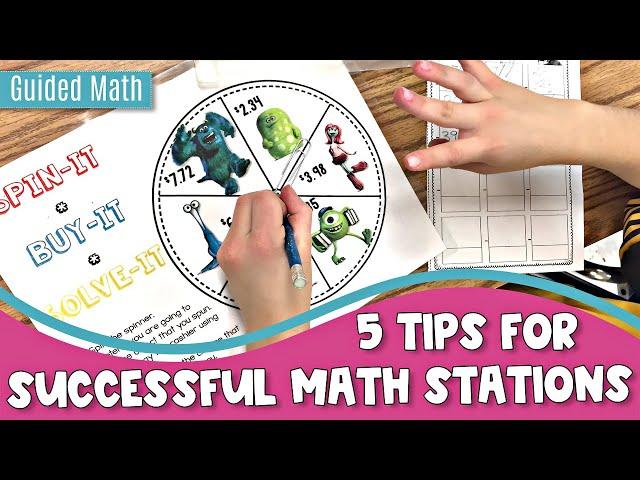 Guided Math | 5 Tips for Successful Math Stations