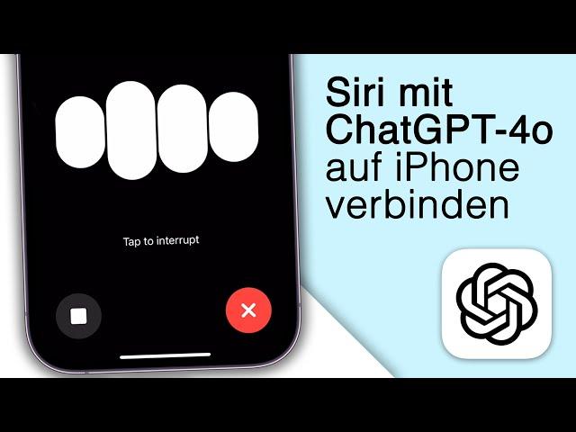 Siri mit ChatGPT-4o auf jedem iPhone verbinden - So geht's! [Apple Intelligence Alternative]