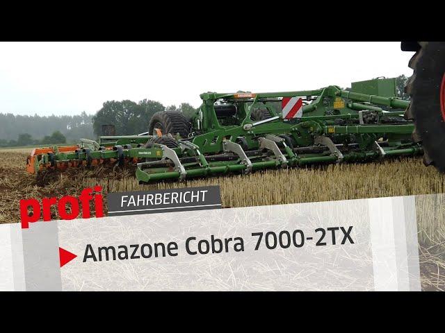 Flachgrubber Amazone Cobra 7000-2TX: profi #Fahrbericht