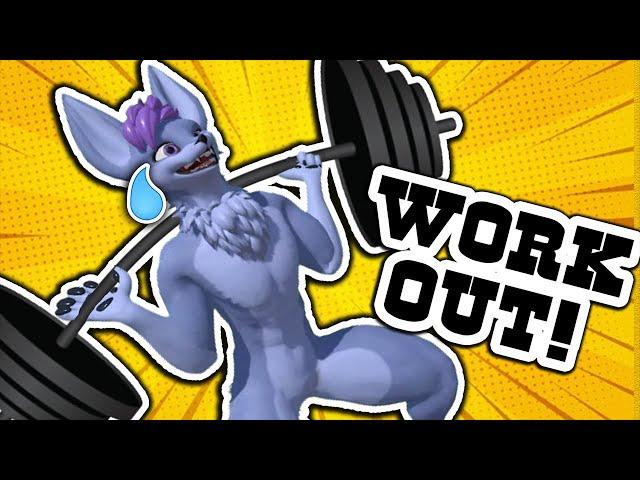 Furry WorkOut on VRChat