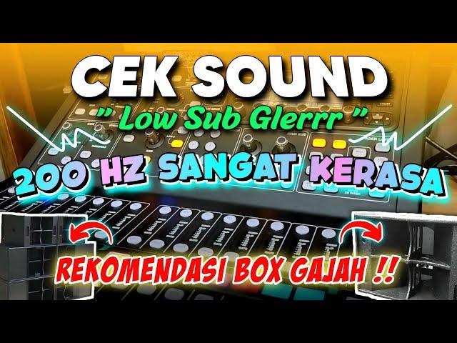 CEK SOUND DANGDUT KOPLO GLERR  LOW SUB REKOMENDASI UNTUK BOX GAJAHAN 15 INCH LOWPECK