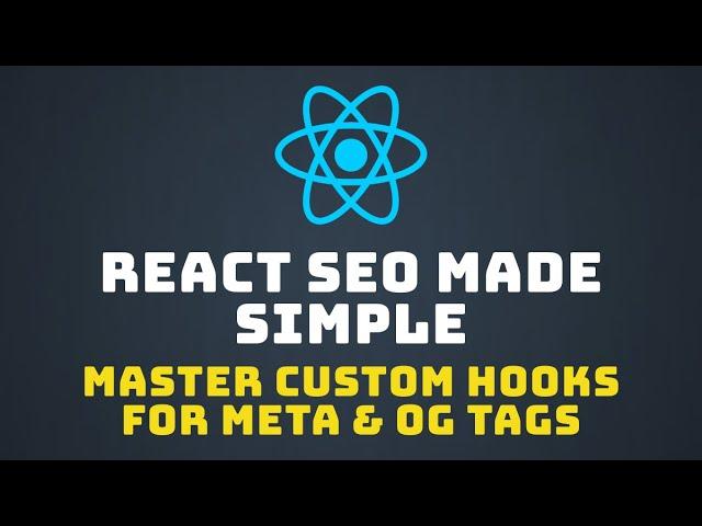 Crafting a Dynamic SEO Hook in React: Integrating Meta and Open Graph Tags