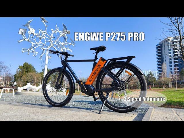 ENGWE P275 PRO - 3 Speed Automatic eBike Full Review
