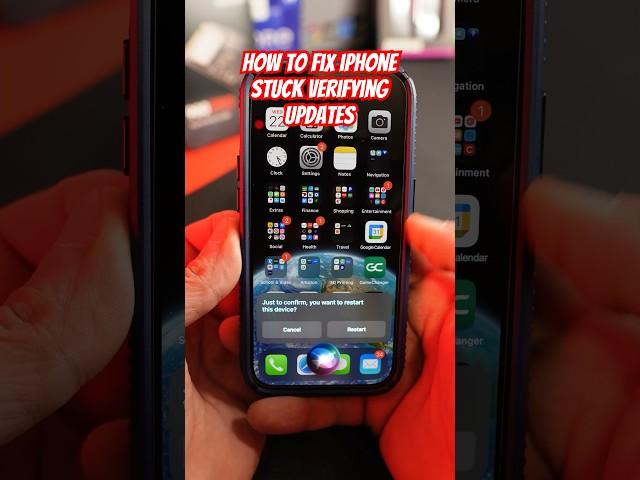 Stuck verifying updates on your iPhone? Here’s the fix! #shorts #iphone