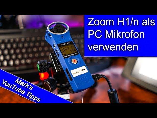 Zoom H1 /H1n als PC Mikrofon verwenden - so geht's...