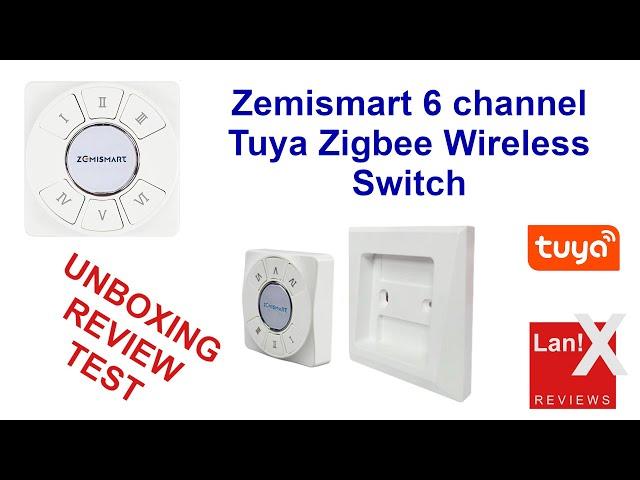 Zemismart 6 channel Tuya Zigbee Wireless Switch (Unbox/Review/Setup/Test)