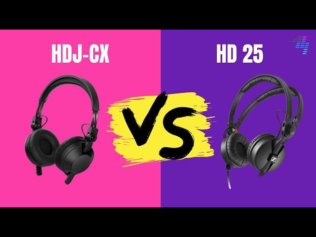 Pioneer DJ HDJ-CX vs Sennheiser HD 25 Headphones