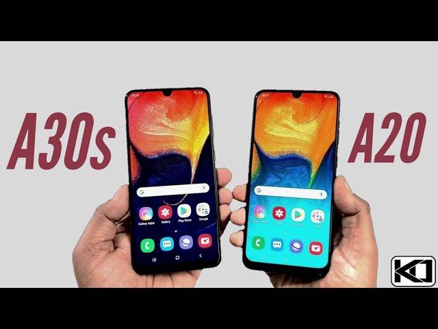 Samsung A30s VS A20 - Comparison, Camera Test, Display Test, Performance Test (English)