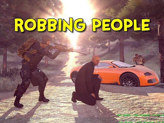 ROBBING PEOPLE! - Arma 3: Life - Ep.3