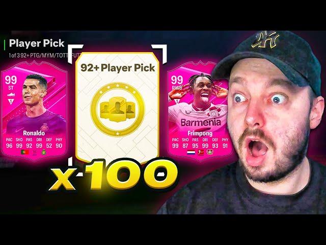 100X 92+ FUTTIES Picks On ONE Account!