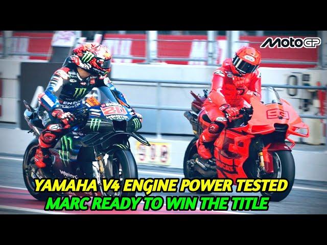 HUGE NEWS, 2025 MOTOGP PRE-SEASON TEST, YAMAHA V4 ENGINE POWER TESTED, MARC READY TO WIN THE TITLE