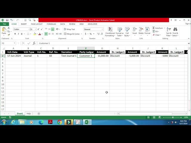 Import Journal Entries Excel to Tally Free|Free Download|Tally Prime|Bulk Imports|VBA|XML|Excel