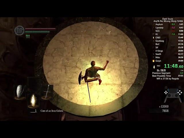 Dark Souls Any% No Wrong Warp - 38:16