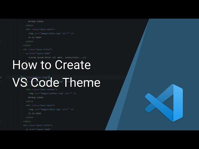 How to create your own VS Code theme 