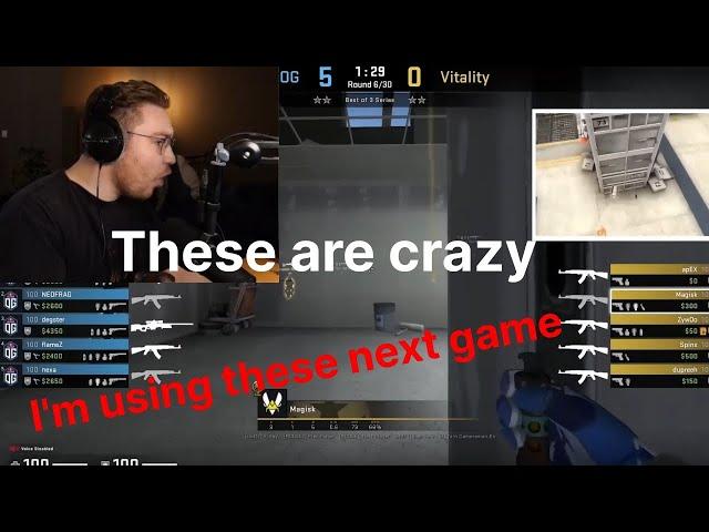 ohnePixel Reacts to Pro CSGO Tricks