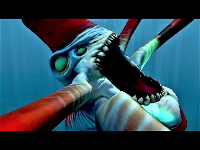 SUBNAUTICA: How to GET RID of a Reaper Leviathan! [Glitch]