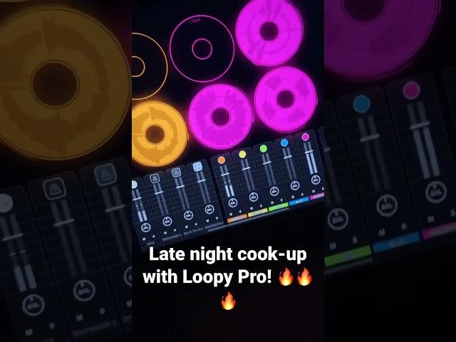 Late night cook-up with the Loopy Pro app for iOS! #musicproducer  #loopypro #iosmusicproduction