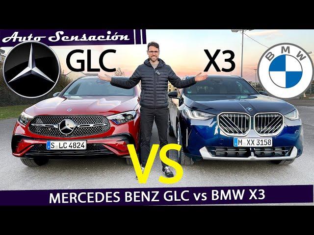 Comparatica Mercedes Benz GLC 2024 vs BMW X3 2024. ¿Quién es el rey de los SUVs Premium Alemanes ?