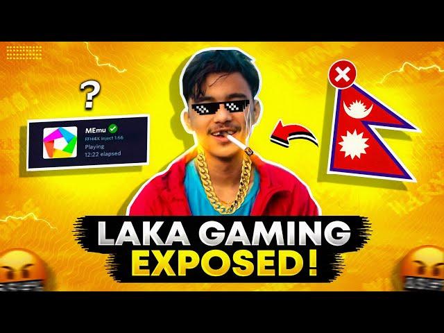 Laka Gamer Expose !! ️ Using Aimbot & Script Panel File @LakaGamingz