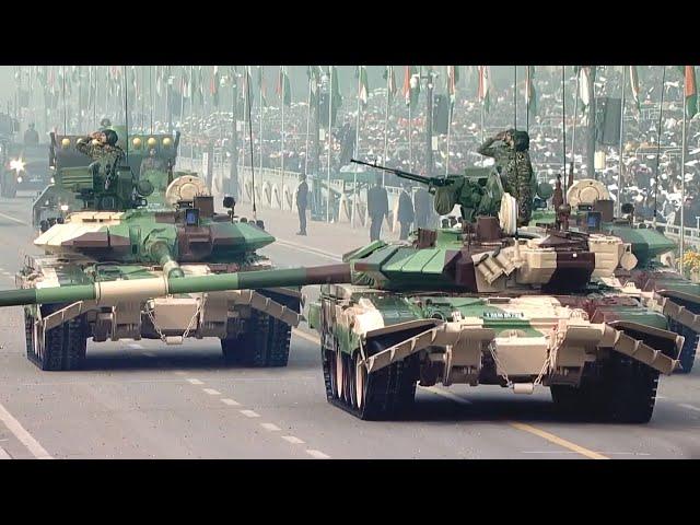 Indian military equipment, military parade on January 26