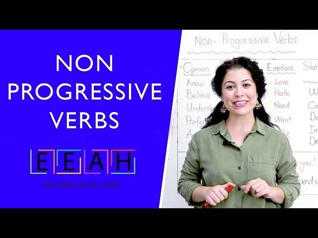 Intermediate English #13: Non Progressive Verbs | Easy English at Home