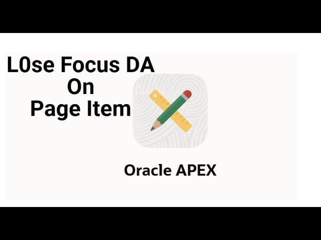 Lose Focus Dynamic Action On Page Item